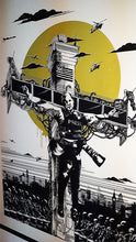 Lade das Bild in den Galerie-Viewer, Siebdruck / Silk screen print / Captain Borderline "Collateral Crucifixion of Julian Assange"